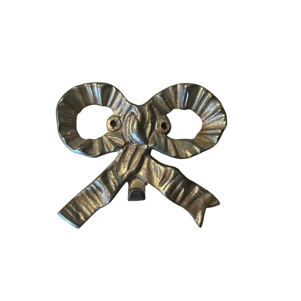 Vintage Brass Bow hook